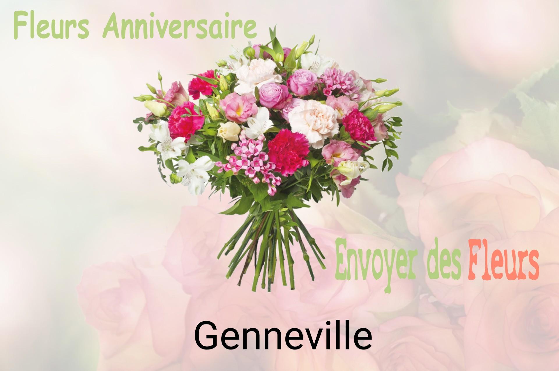 Bouquet de fleurs d’anniversaire livré à Genneville
