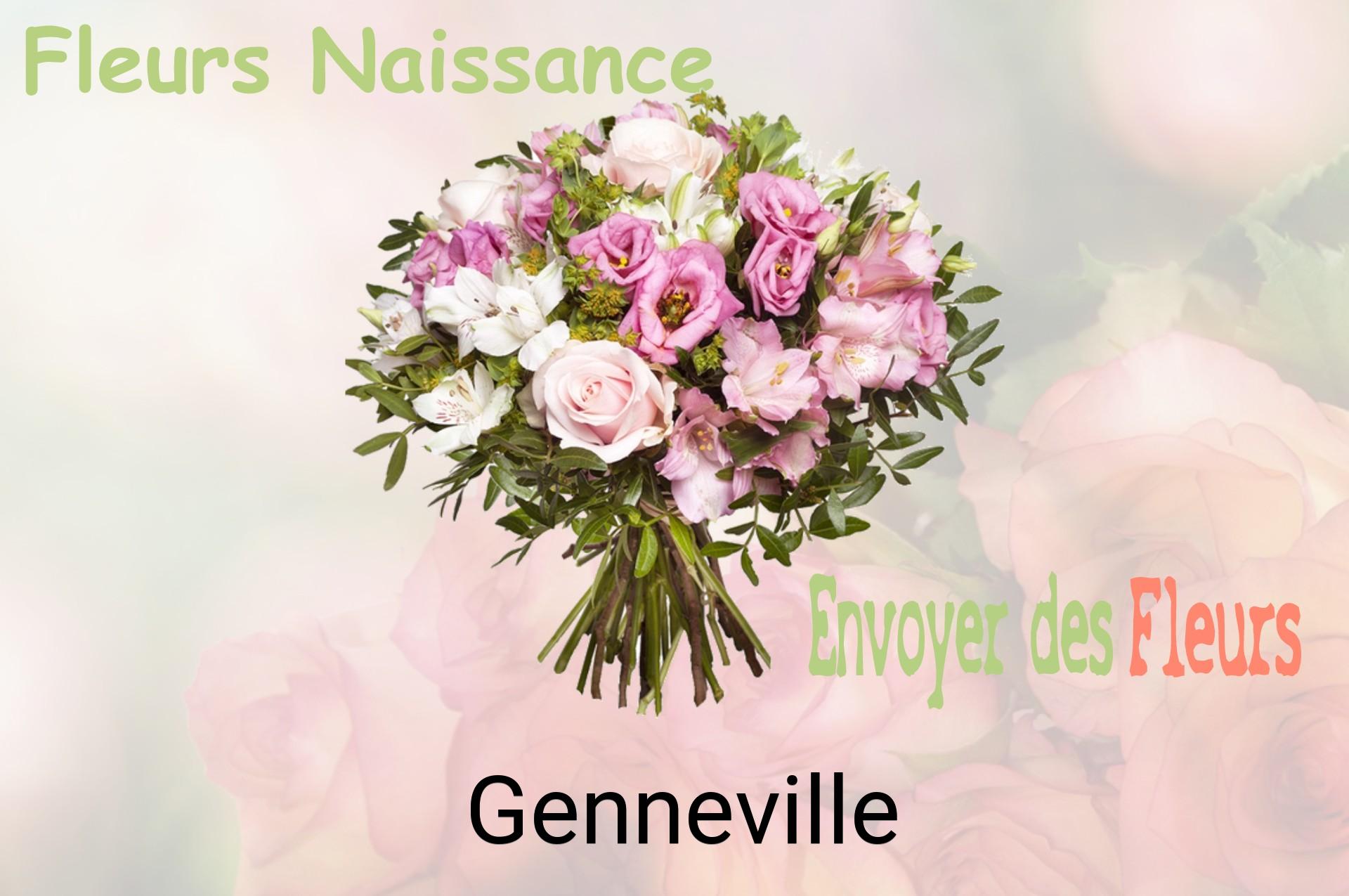 Bouquet de fleurs de naissance livré à Genneville
